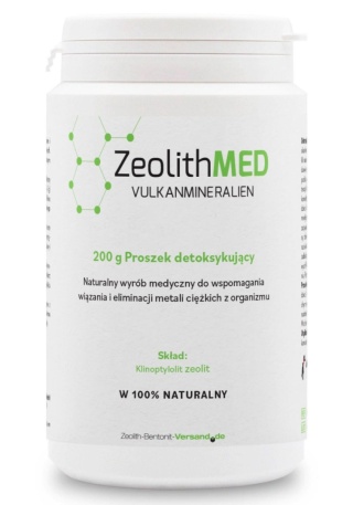 ZeolithMED ® Klinoptylolit Zeolit proszek 200 g