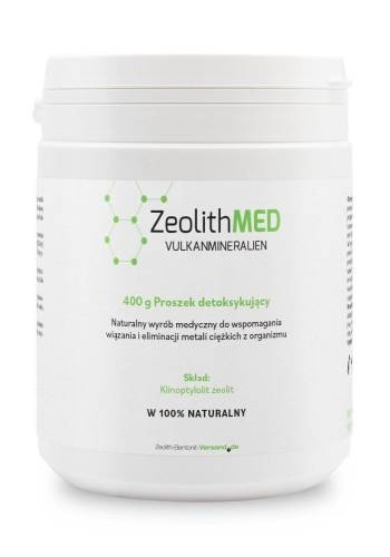 ZeolithMED ® Klinoptylolit Zeolit proszek 400 g ZeolithMED ® Klinoptylolit Zeolit proszek 400 g