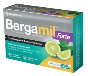 Xenico Bergamil Forte 30 kapsułek Xenico Bergamil Forte 30 kapsułek
