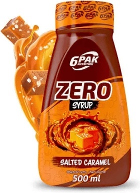 6PAK Syrop Zero 500 ml o smaku słonego karmelu 6PAK Syrop Zero 500 ml o smaku słonego karmelu