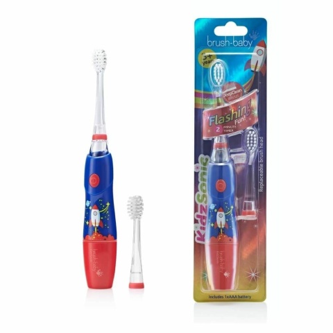 BRUSH-BABY KidzSonic Szczoteczka soniczna dla dzieci 3+ Rakieta BRUSH-BABY KidzSonic Szczoteczka soniczna dla dzieci 3+ Rakieta