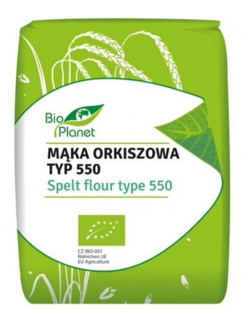 Bio Planet Mąka Orkiszowa Jasna Typ 550 BIO 1 kg Bio Planet Mąka Orkiszowa Jasna Typ 550 BIO 1 kg