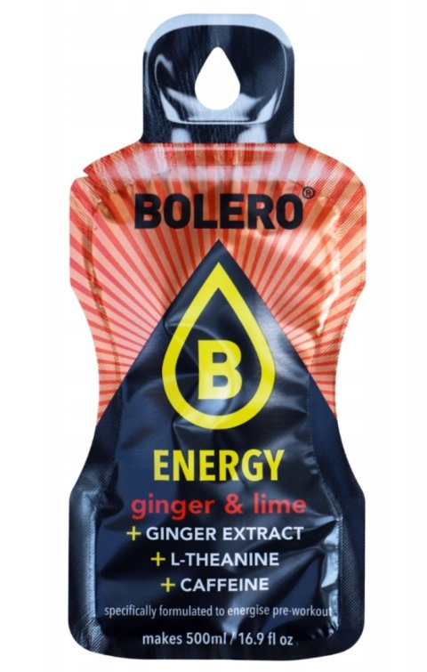 Bolero Energy Ginger & Lime 14g Bolero Energy Ginger & Lime 14g