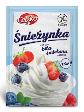 Celiko Śnieżynka bita śmietana wegańska bezglutenowa 50 g