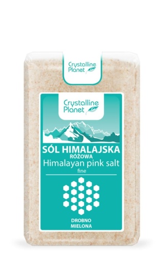 Crystalline Planet Sól Himalajska Różowa Drobna 600 g