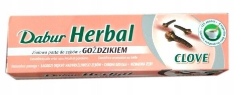 Dabur Pasta Do Zębów Przeciwpróchnicza Z Goździkiem Bez Fluoru 100 ml Dabur Pasta Do Zębów Przeciwpróchnicza Z Goździkiem Bez Fluoru 100 ml
