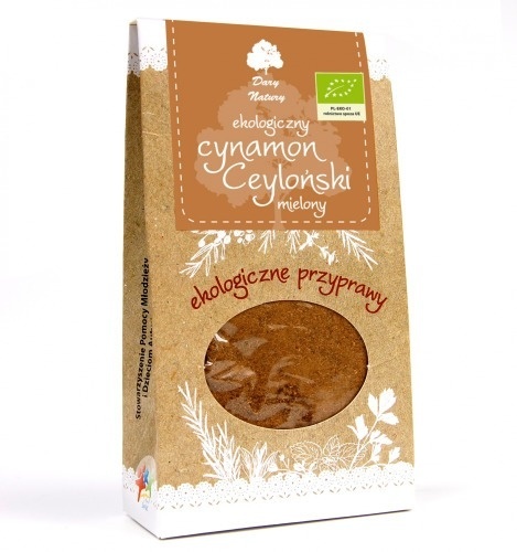 Dary Natury Cynamon cejloński mielony BIO 50 g Dary Natury Cynamon cejloński mielony BIO 50 g