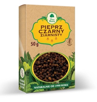 Dary Natury Pieprz Czarny Ziarno BIO 50 g