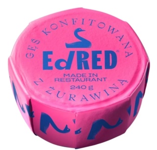 EdRED Gęś Konfitowana z Żurawiną 240 g
