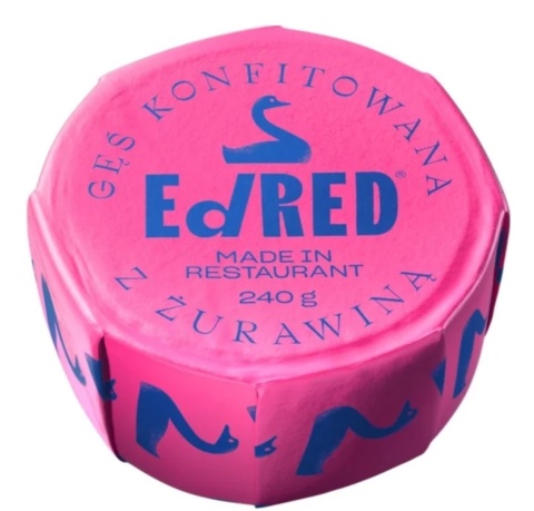EdRED Gęś Konfitowana z Żurawiną 240 g EdRED Gęś Konfitowana z Żurawiną 240 g