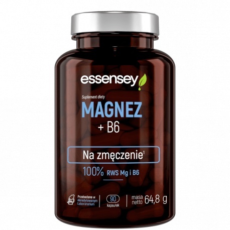 Essensey Magnez i Witamina B6 90 kapsułek