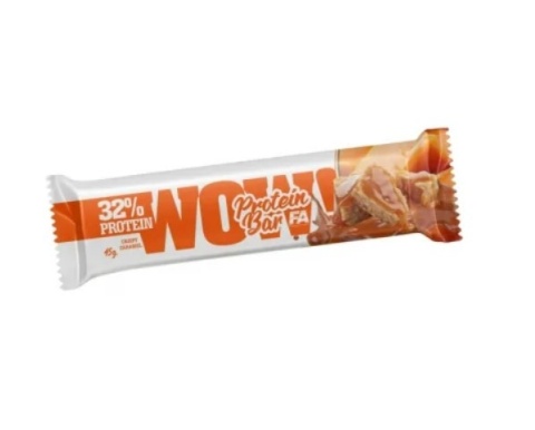 FA Wellness Line WOW! Protein Bar 45 g o smaku karmelowym FA Wellness Line WOW! Protein Bar 45 g o smaku karmelowym