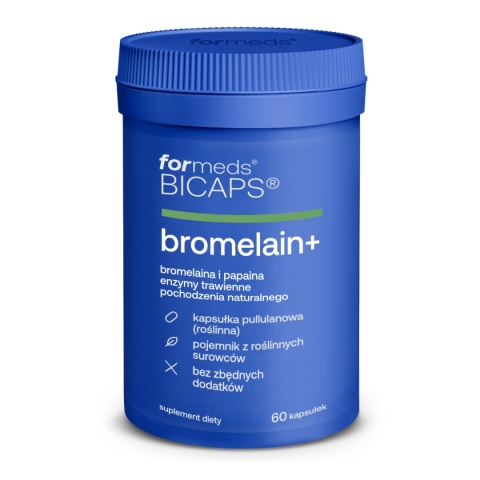 ForMeds Bicaps Bromelain+ 60 kapsułek ForMeds Bicaps Bromelain+ 60 kapsułek