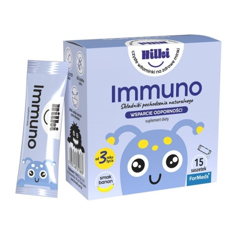 ForMeds Hilki Immuno 15 saszetek o smaku bananowym ForMeds Hilki Immuno 15 saszetek o smaku bananowym