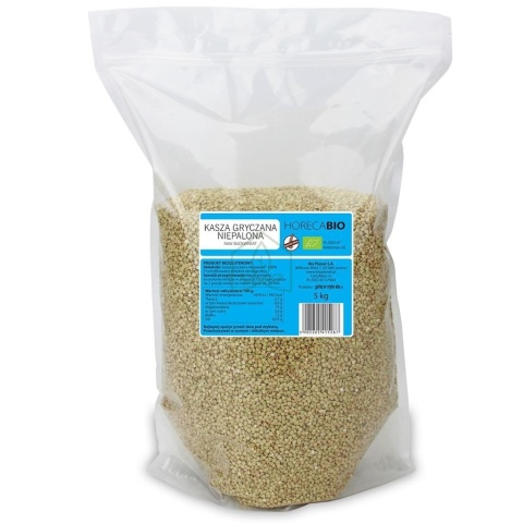 Horeca (Bio Planet) Kasza Gryczana Niepalona Bezglutenowa BIO 5 kg Horeca (Bio Planet) Kasza Gryczana Niepalona Bezglutenowa BIO 5 kg