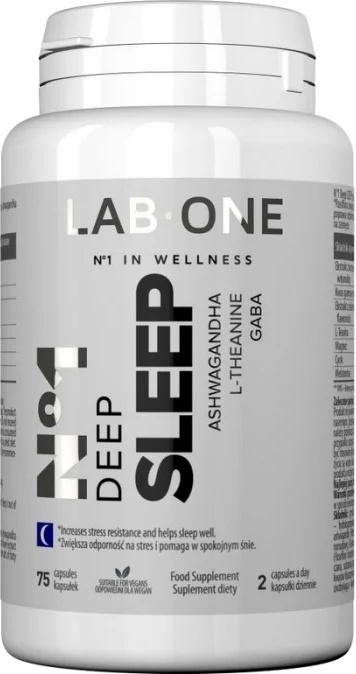 LAB ONE N°1 Deep SLEEP 75 kapsułek LAB ONE N°1 Deep SLEEP 75 kapsułek