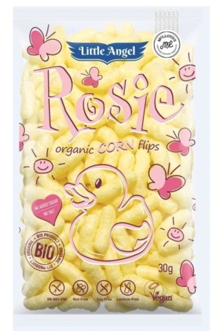 LITTLE ANGEL Chrupki kukurydziane Rosie od 7 miesiąca BIO 30 g