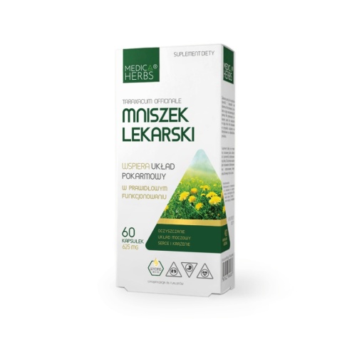 Medica Herbs Mniszek Lekarski 60 kapsułek Medica Herbs Mniszek Lekarski 60 kapsułek