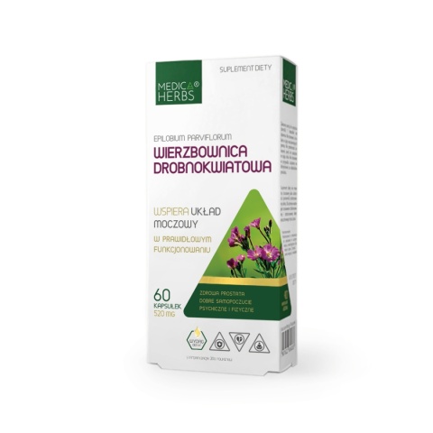 Medica Herbs Wierzbownica drobnokwiatowa 60 kapsułek Medica Herbs Wierzbownica drobnokwiatowa 60 kapsułek
