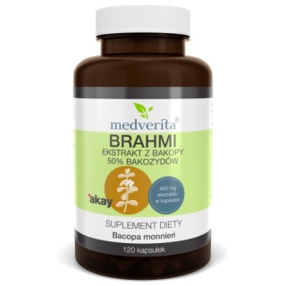 Medverita Brahmi 400 mg 120 kapsułek