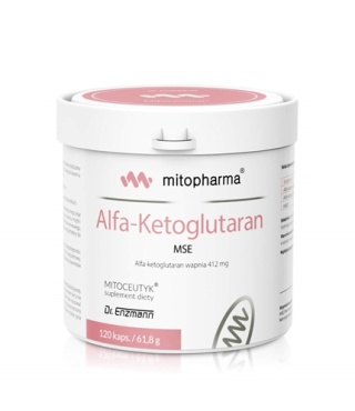 Mito-Pharma Alfa-Ketoglutaran MSE dr Enzmann 120 kapsułek