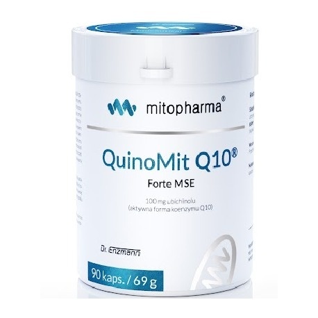 Mito-Pharma QuinoMit Q10 Forte MSE dr Enzmann 90 kapsułek Mito-Pharma QuinoMit Q10 Forte MSE dr Enzmann 90 kapsułek