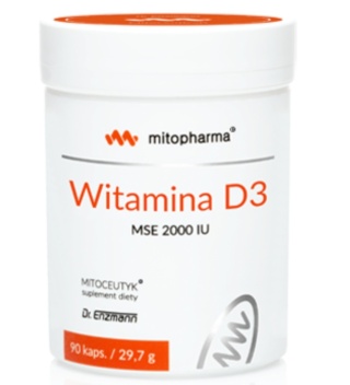 Mito-Pharma Witamina D3 MSE 2000 IU 90 kapsułek