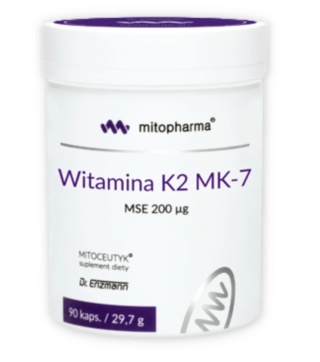 Mito-Pharma Witamina K2 MK7 90 kapsułek