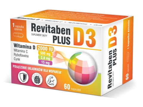 Nord Farm Revitaben D3 Plus 60 kapsułek Nord Farm Revitaben D3 Plus 60 kapsułek