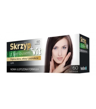 Nord Farm Skrzyp + Vit z bambusem 60 tabletek