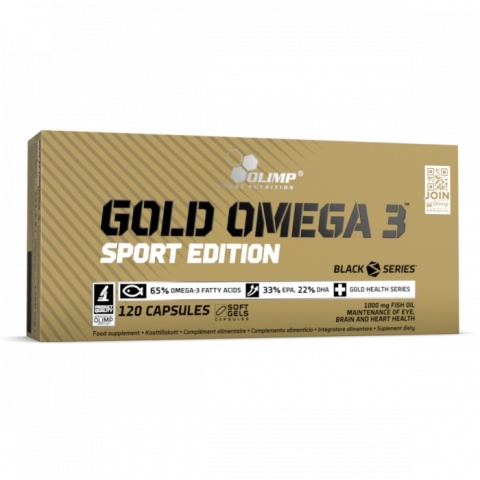Olimp Gold Omega 3 Sport Edition 120 kapsułek Olimp Gold Omega 3 Sport Edition 120 kapsułek