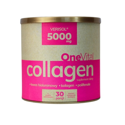 OneVital Collagen Verisol® 5000mg 198 g 30 porcji o smaku wiśniowym OneVital Collagen Verisol® 5000mg 198 g 30 porcji o smaku wiśniowym