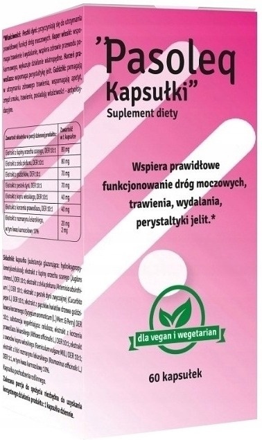 Pasoleq Ziołowy suplement diety 60 kapsułek Pasoleq Ziołowy suplement diety 60 kapsułek