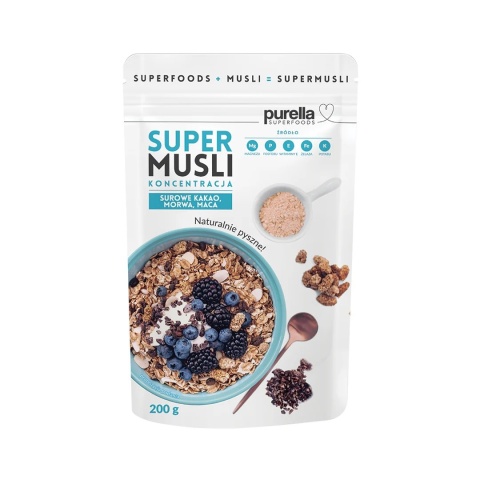 Purella Superfoods SuperMusli Koncentracja 200 g Purella Superfoods SuperMusli Koncentracja 200 g