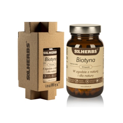 SOLHERBS Biotyna 90 kapsułek SOLHERBS Biotyna 90 kapsułek