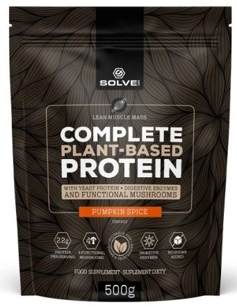 SolveLabs Complete Plant-based Protein 500g o smaku pumpkin - spice SolveLabs Complete Plant-based Protein 500g o smaku pumpkin - spice