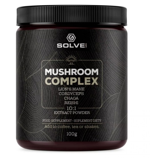 SolveLabs Mushroom Complex proszek 100 g SolveLabs Mushroom Complex proszek 100 g