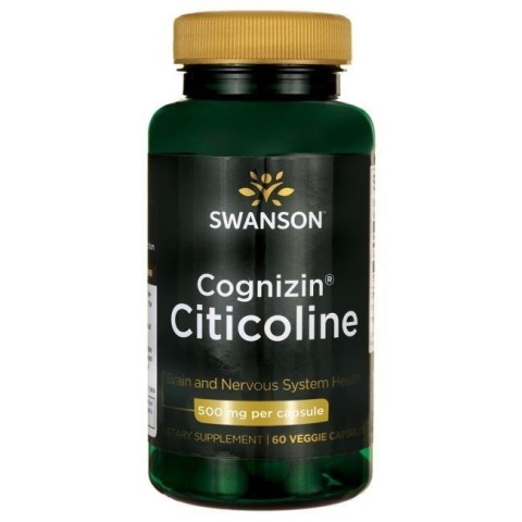 Swanson Cognizin Citicoline 500 mg 60 kapsułek Swanson Cognizin Citicoline 500 mg 60 kapsułek
