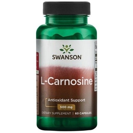Swanson L-karnozyna 500mg 60 kapsułek Swanson L-karnozyna 500mg 60 kapsułek