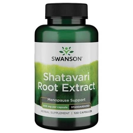 Swanson Shatavari 500mg 120 kapsułek Swanson Shatavari 500mg 120 kapsułek