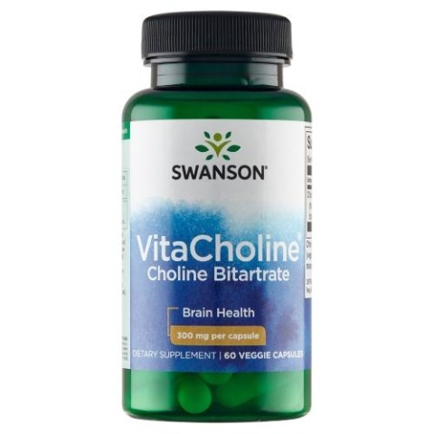 Swanson VitaCholine 300mg 60 kapsułek Swanson VitaCholine 300mg 60 kapsułek