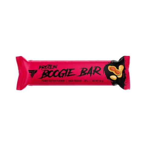 Trec Boogie Protein Bar baton proteinowy o smaku masła orzechowego 60g Trec Boogie Protein Bar baton proteinowy o smaku masła orzechowego 60g