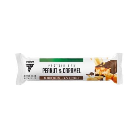 Trec Protein Bar Baton Proteinowy 46g o smaku karmelowo - orzechowym Trec Protein Bar Baton Proteinowy 46g o smaku karmelowo - orzechowym