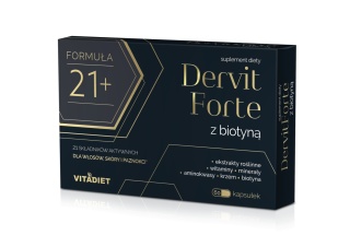 VITADIET Dervit FORTE z biotyną 60 kapsułek