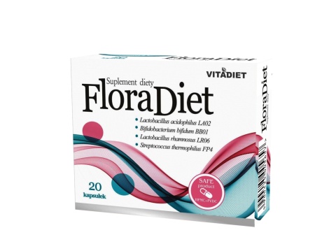 VITADIET Floradiet 20 kapsułek VITADIET Floradiet 20 kapsułek