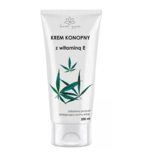 White Pharma Krem konopny z witaminą E 200 ml White Pharma Krem konopny z witaminą E 200 ml