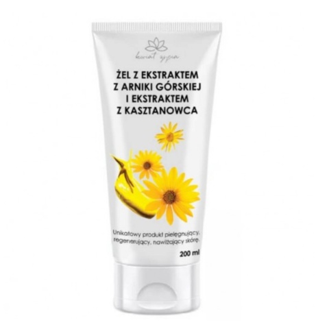 White Pharma Żel z ekstraktem z arniki górskiej i kasztanowca 200 ml White Pharma Żel z ekstraktem z arniki górskiej i kasztanowca 200 ml