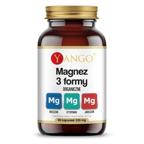 Yango Magnez 3 formy 90 kapsułek Yango Magnez 3 formy 90 kapsułek