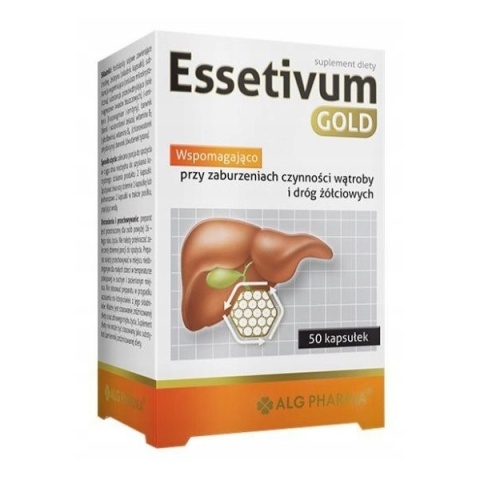 Alg Pharma Essetivum Gold 50 kapsułek Alg Pharma Essetivum Gold 50 kapsułek