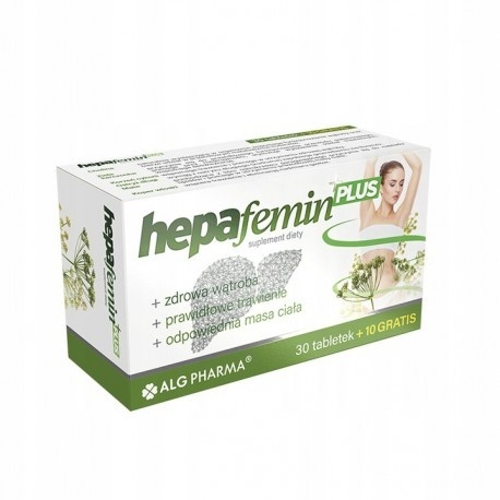 Alg Pharma Hepafemin PLUS 40 tabletek Alg Pharma Hepafemin PLUS 40 tabletek